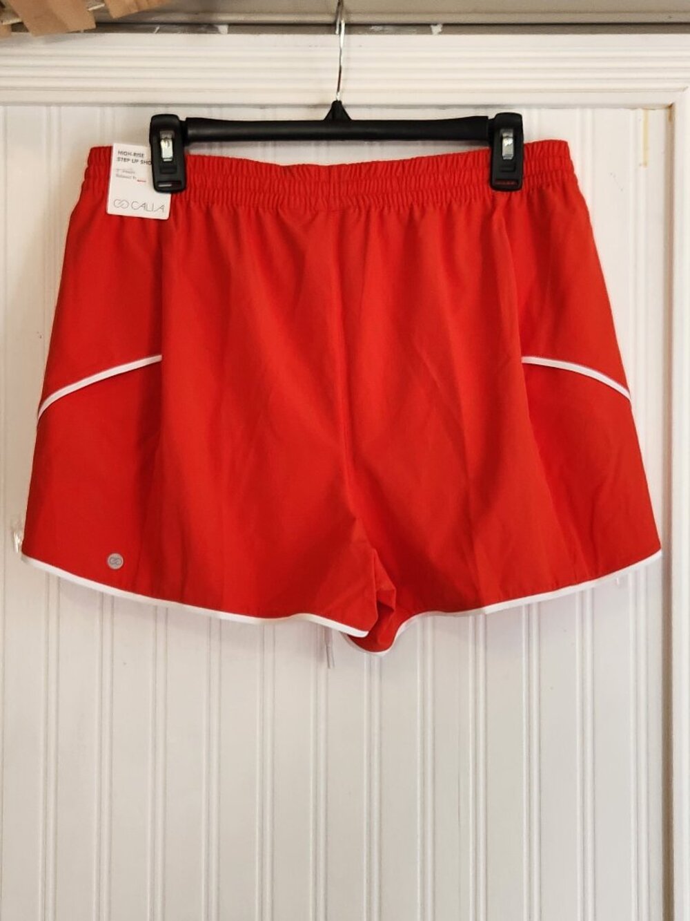CALIA Drawstring Step Up Short Red Athletic- NWT NEW - Picture 5 of 7